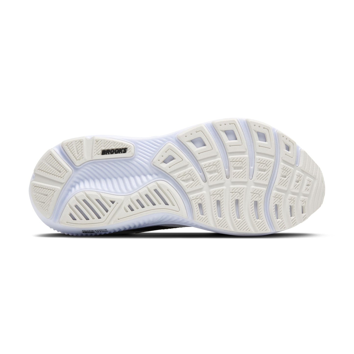 Brooks Women’s Ghost 17 Neutral Running Shoe - White/Black/Rose Gold - 9.5 Medium