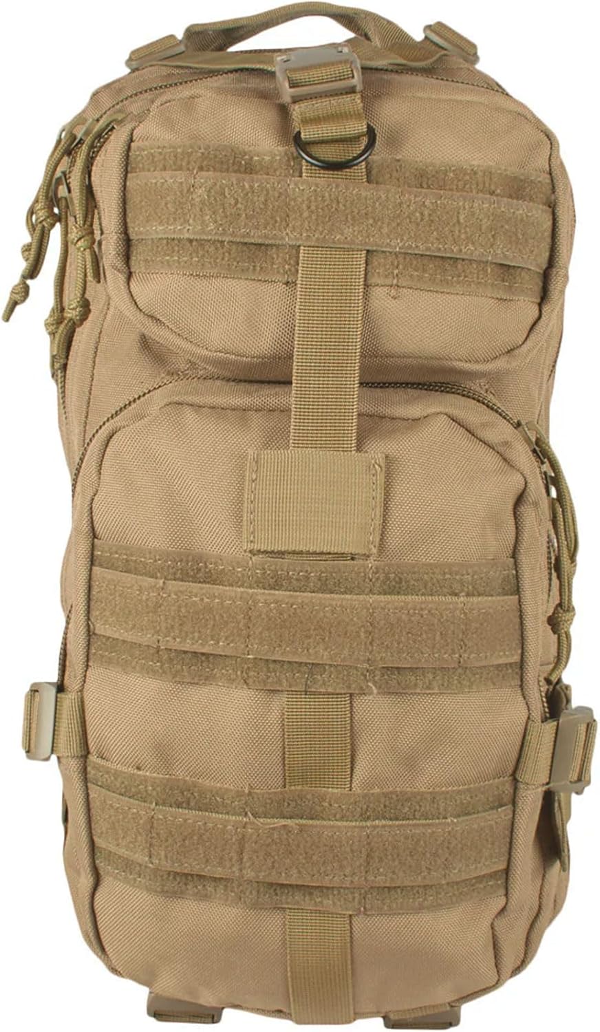 Fox Outdoor Products Medium Transport Pack | 29L Tactical Backpack with Organizer Pockets, MOLLE Webbing & Hydration Sleeve, Coyote