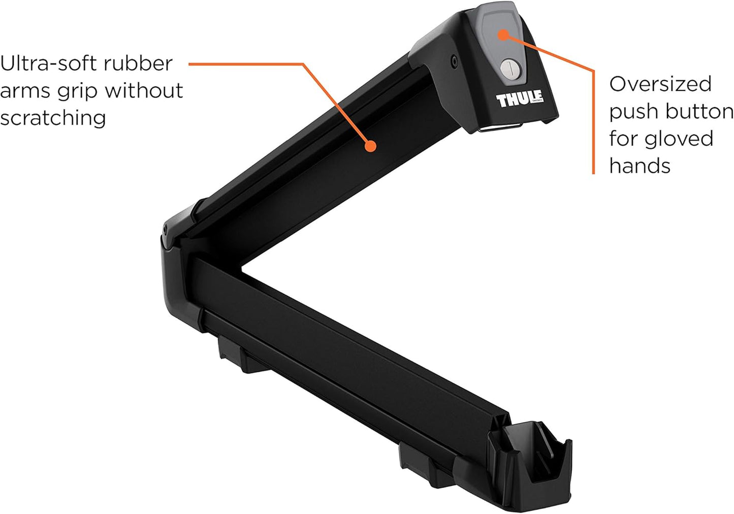 Thule SnowPack Ski/Snowboard Rack, Large (6 Pr/4 Boards), Black