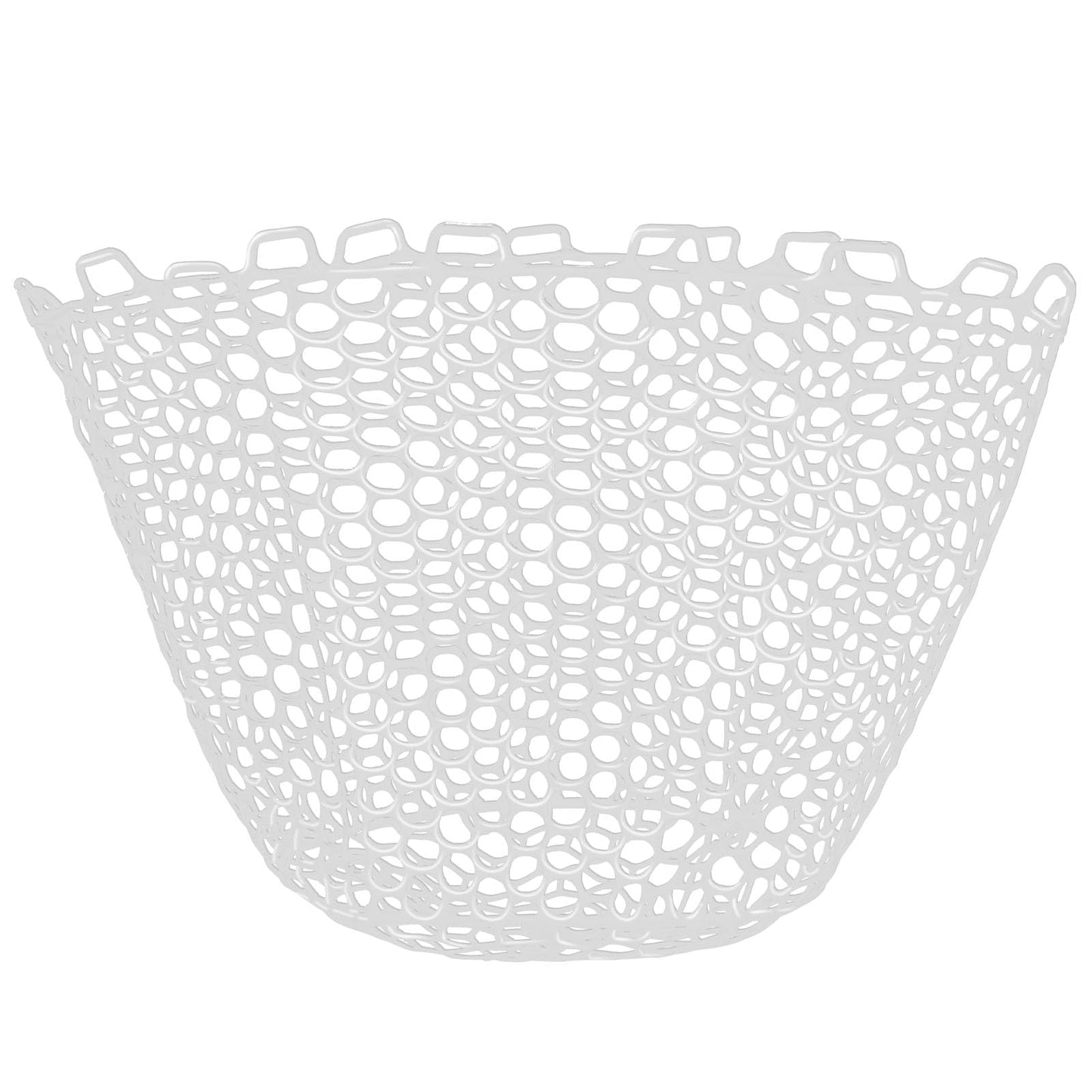 Alwonder Fishing Nets Silicone Replacement Netting, Clear Black Fly Fishing Net Landing Kayak Nets Without Handle for Freshwater Saltwater Foldable Soft Flexible Trout Net Silicone Mesh W3525