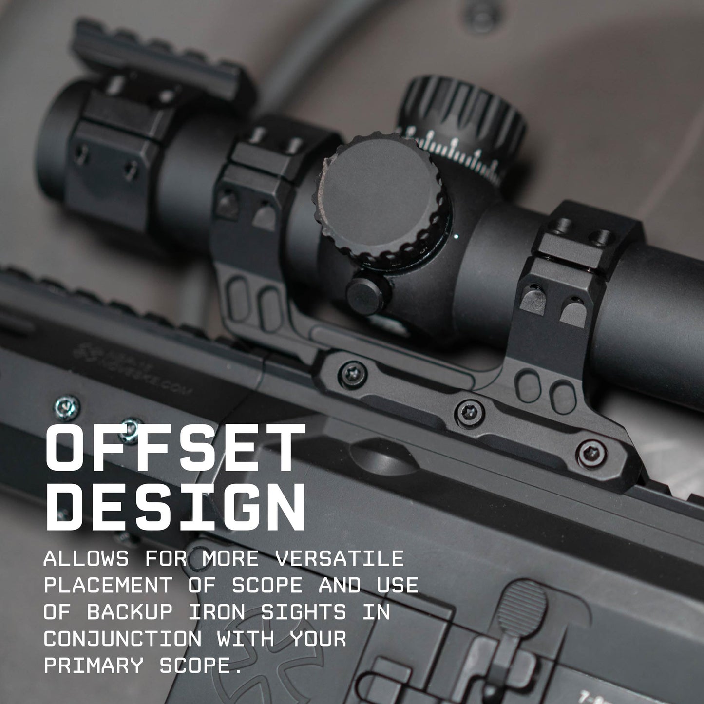 Monstrum Deadlock Series High Profile Scope Mount | 1.70 inch Center Height | 30 mm Diameter