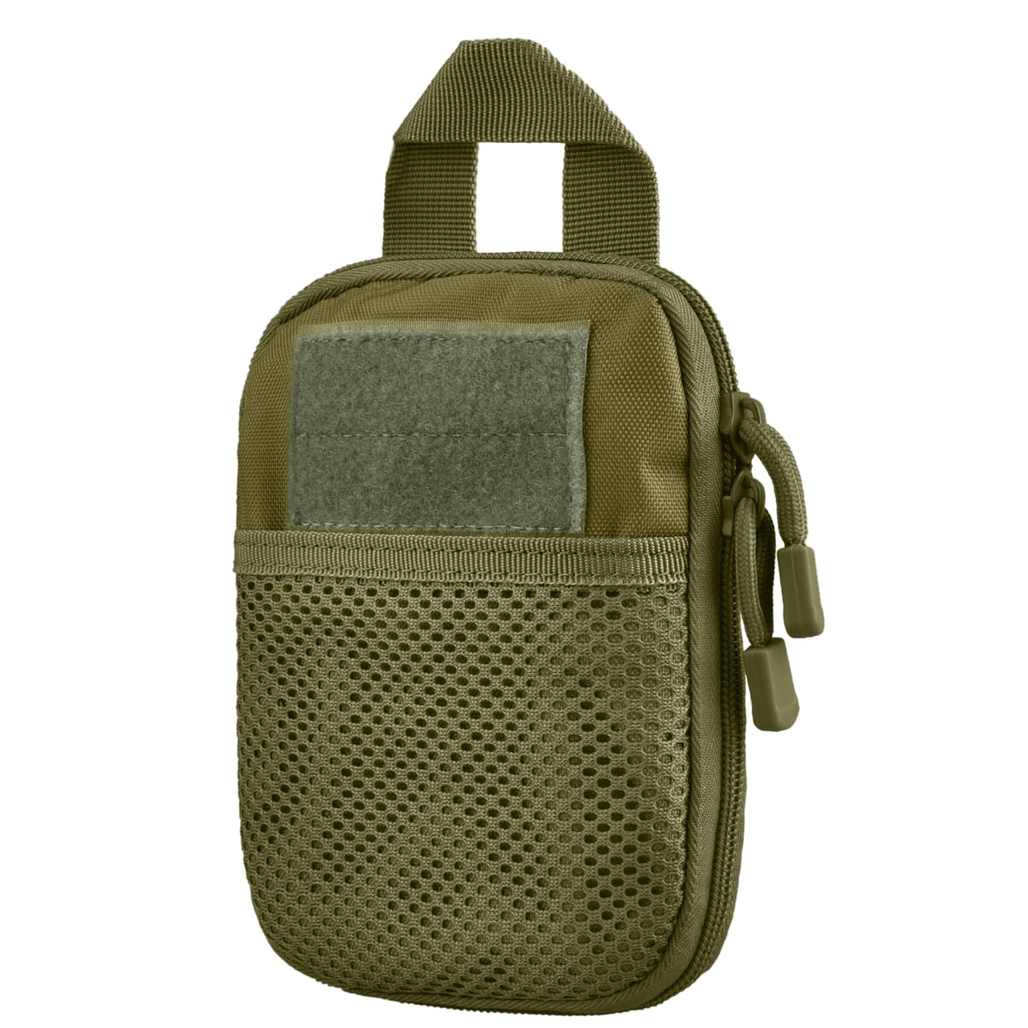 JEELAD Molle Pouches Tactical Pouches EDC Tool Bag Hanging Waist Bag Military Carry Accessory Belt Utility Pouch (Green)