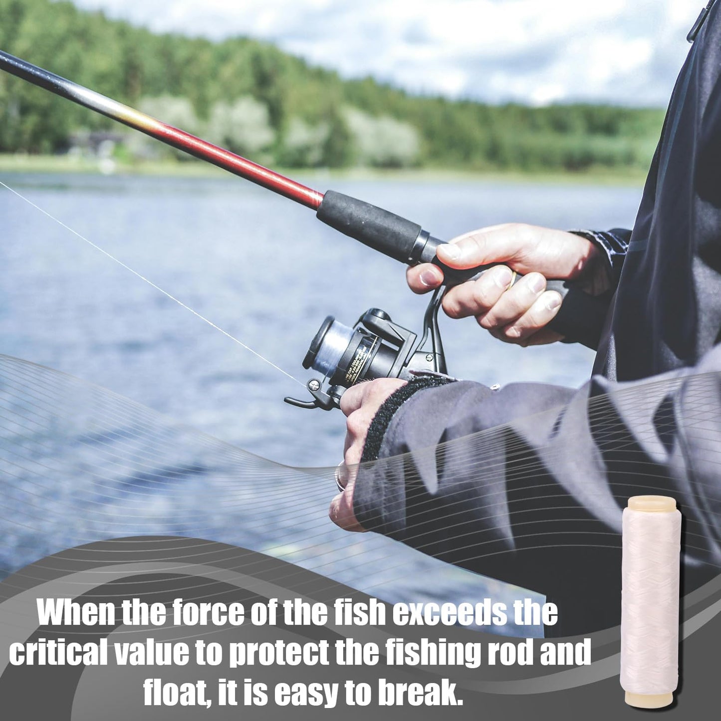 4pcs Nylon Fishing Thread - Invisible 0.02cm/0.008in Width, 200m/656.17ft Length Fishing Wire