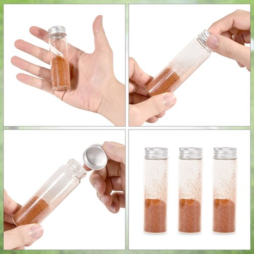 GVRGO Camping Spice Kit, Portable Travel Spice Bag Pouch With 10 Spice Containers, Foldable Canvas Seasoning Storage Bag for Outdoor Travel Camping BBQ Picnic- Khaki
