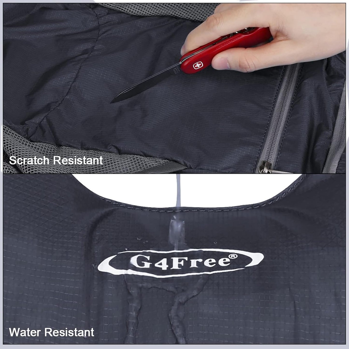 G4Free Lightweight Packable Hiking Backpack for Men Women Small Hiking Daypacks Foldable Shoulder Pack Casual Outdoor Bag 11L