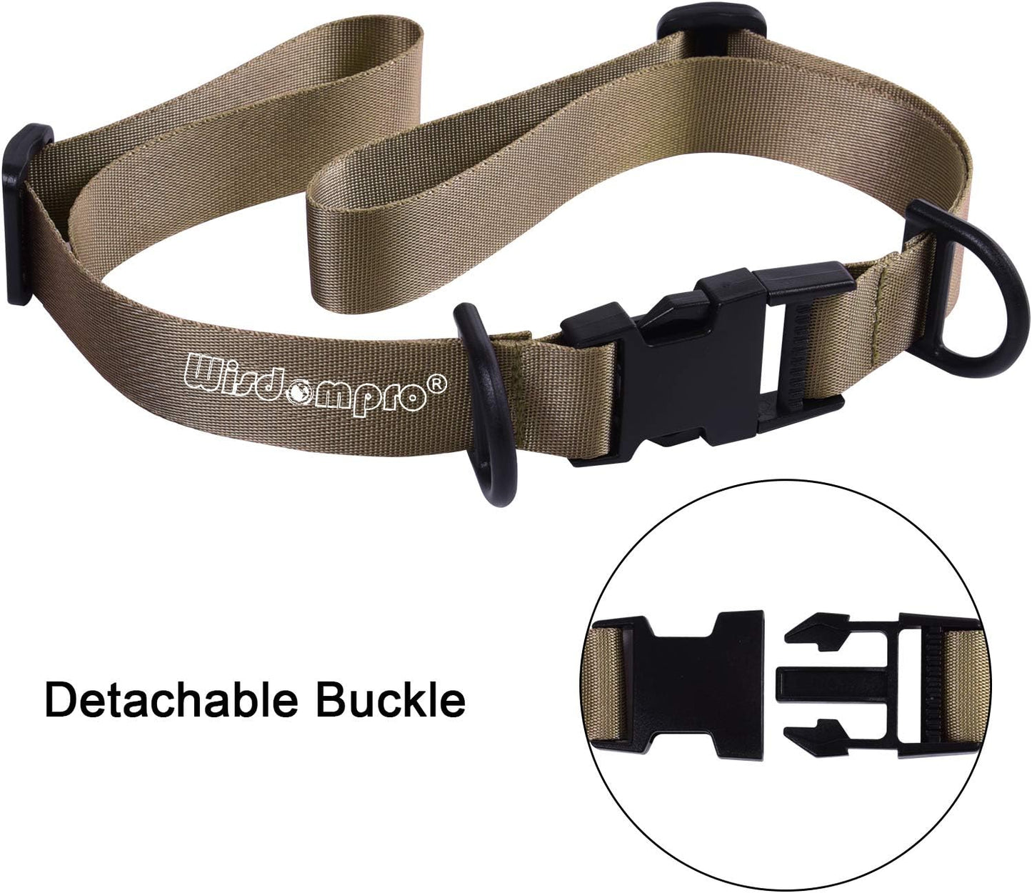 Wisdompro Backpack Chest Strap, Heavy Duty Adjustable Backpack Sternum Strap Chest Belt with Quick Release Buckle