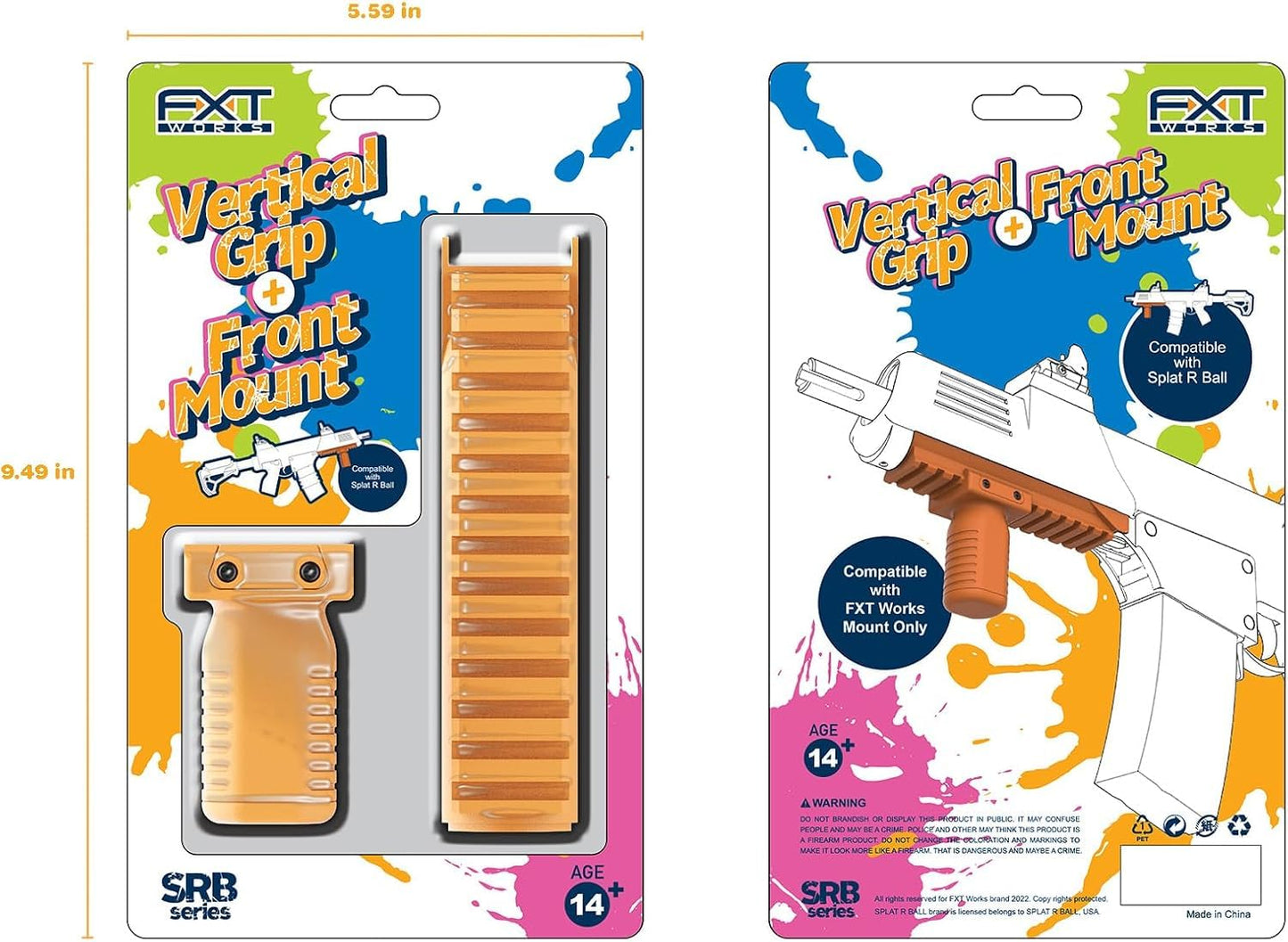 FXT WORKS Accessories for Splat R Ball SRB400 SRB400-SUB (Orange)