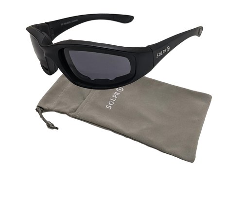 SOL PRO Motorcycle Riding Glasses, Polarized Lens 100% UVB/UVB, Super Light, For Outdoor Activity Sports