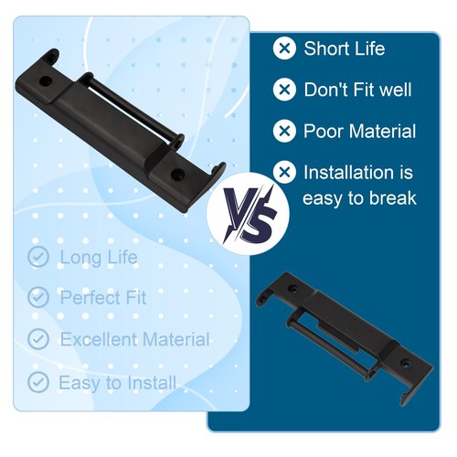 Snap-On Hinge for Cooler,Compatible with Igloo Trailmate Coolers,High Strength Cooler Hinges and Screws Replacement Kit