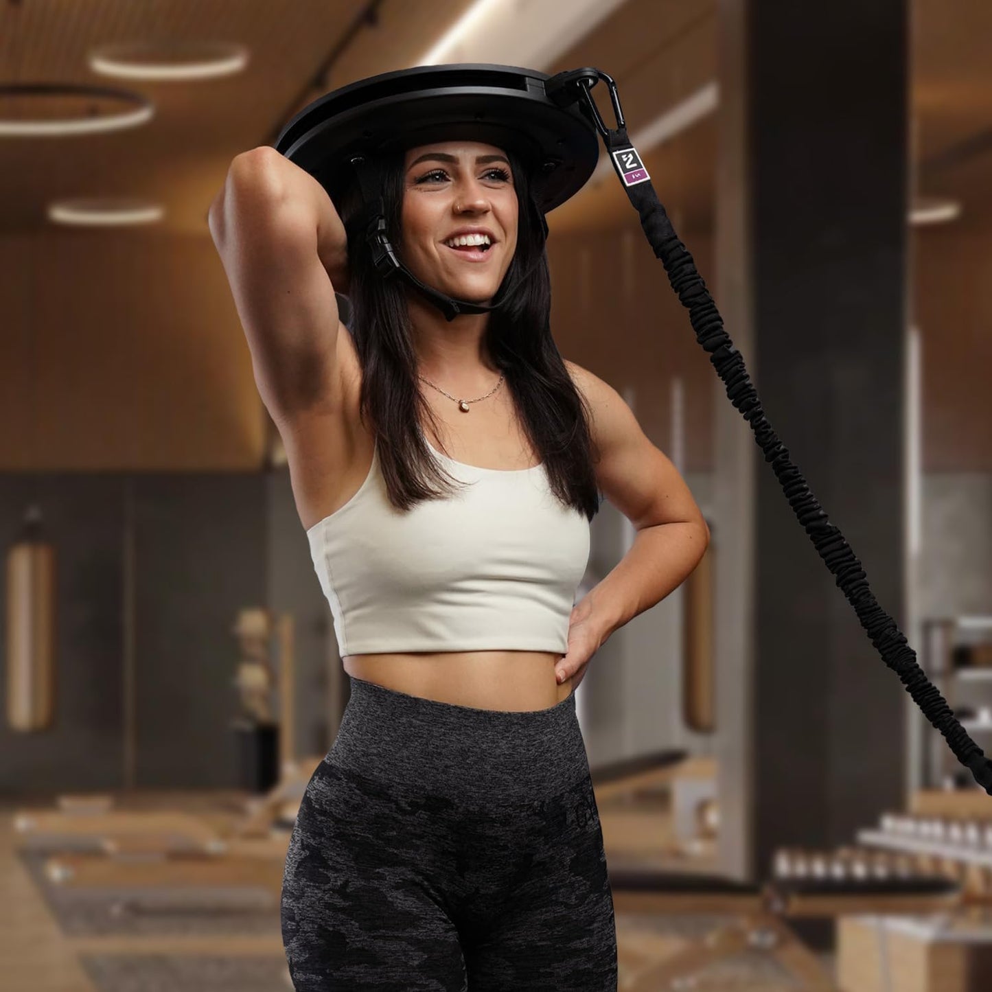 Iron Neck Resistance Bands Rehab Kit - Includes 5-lb & 10-lb Resistance Bands, Extra Light Power Band, & Drawstring Bag - Neck Trainer, Exerciser, & Strengthener Home & Gym Use - Home Gym Accessories