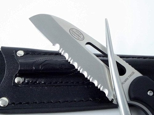 Knives Professional Quality Offshore System Rigging Tool Generation 2 Fixed Blade and Marlinspike Leather Sheath Fits Both Tools B100P BONUS LEATHER LANYARD STRAP