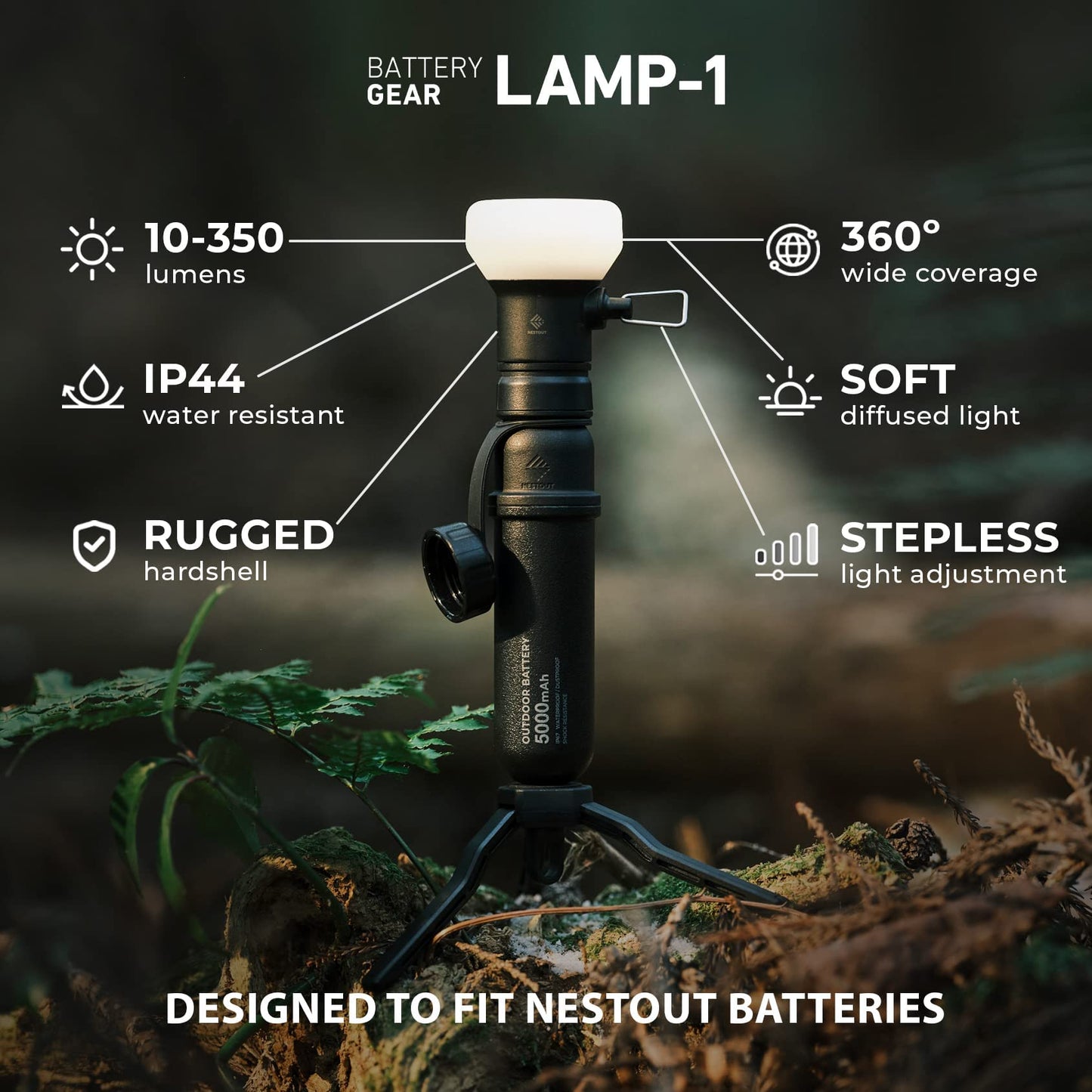 ELECOM NESTOUT Lamp-1 and Flash-1 Lantern and Flash Light