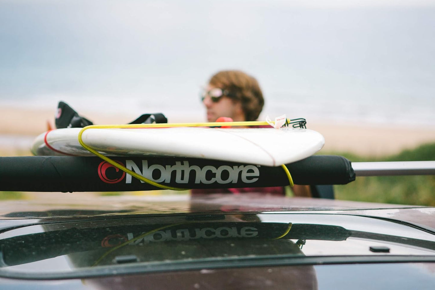 Wide Load Roof Bar Pads - Northcore NOCO-E-02B - Durable Black Protection
