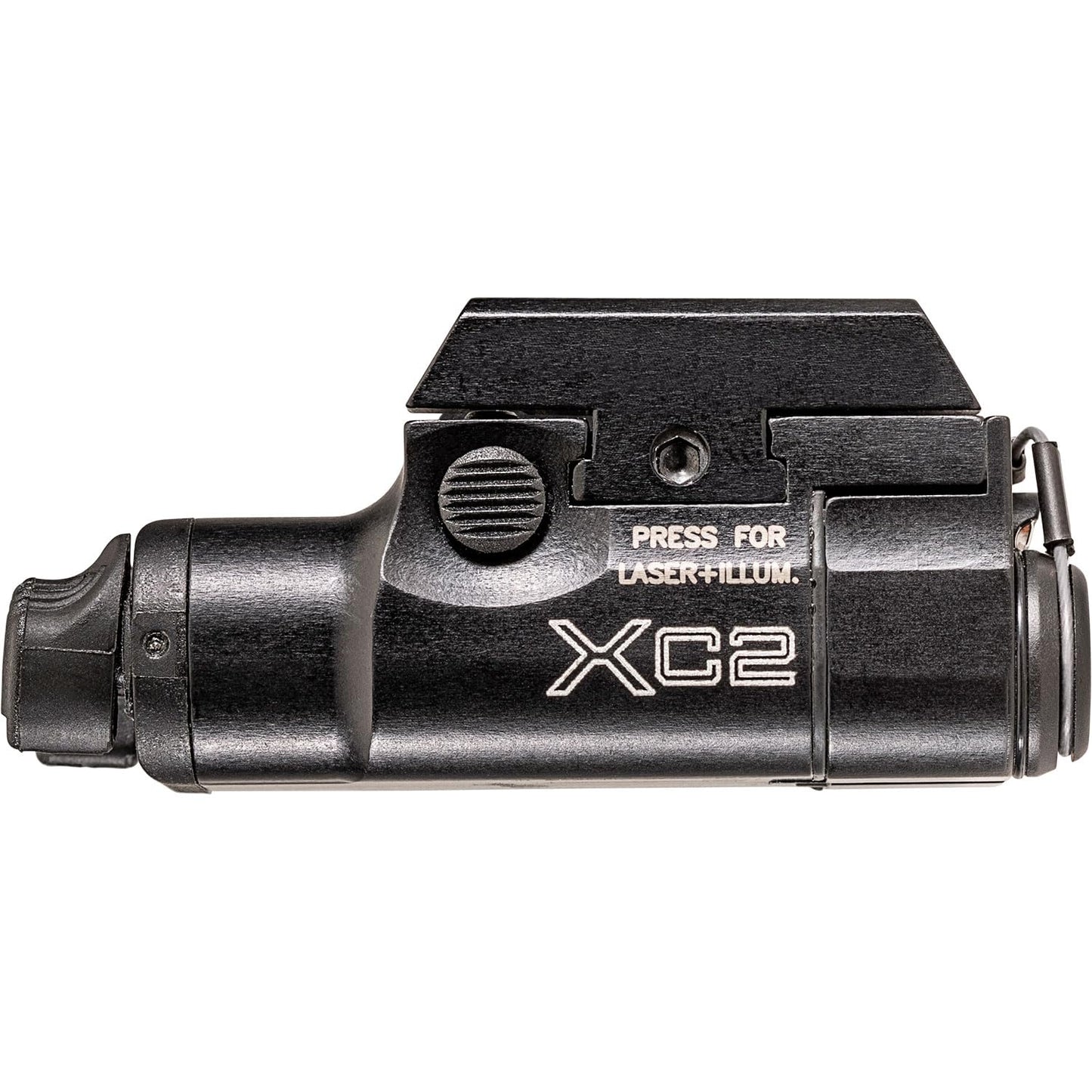 SureFire XC2-B Ultra-Compact 300 LU Pistol Light w/635nM Red Laser & T-Slot Rail Mount XC2-B-RD