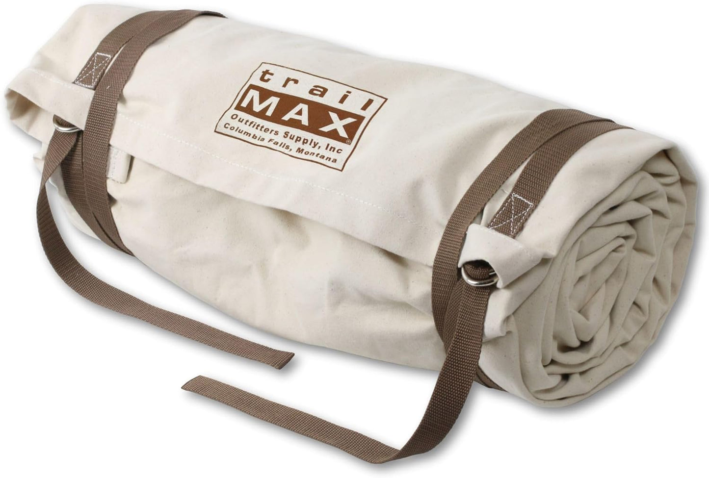TrailMax Cowboy Bedroll - Durable 12oz Canvas Sleeping Bag Cover with Flannel Liner for Winter Camping