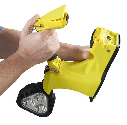 Streamlight 44371 Vulcan Clutch 1700-Lumen Rechargeable Multi-Function Lantern with 120V/100V AC/12V DC, Includes Heavy Duty Shoulder Strap, Yellow