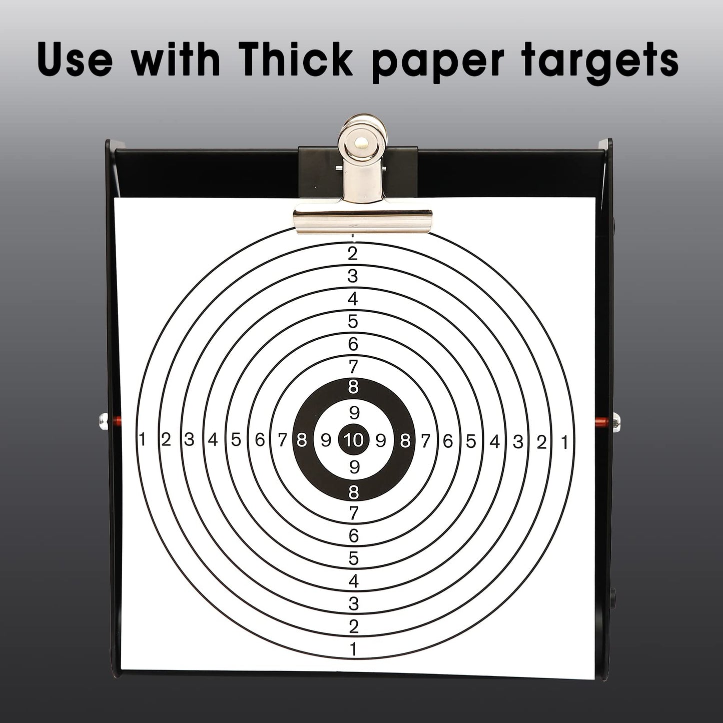 Atflbox 12 inch Pellet Trap Box Target and 25pcs 12''x13'' Splatter Paper Shooting Targets