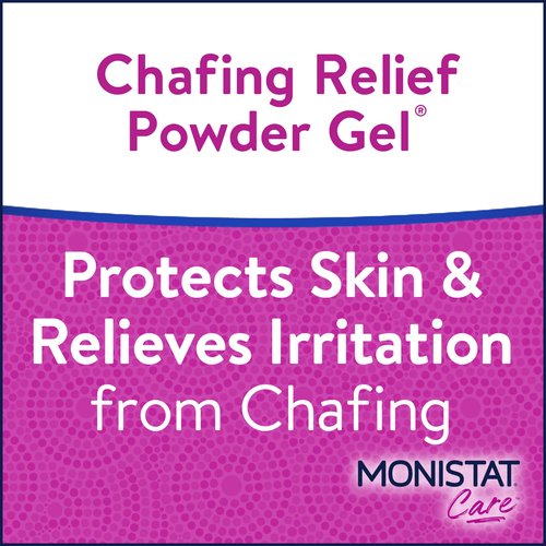 Monistat Chafing Relief Gel 4 Pack 1.5 Oz & 1 Pack 1.5 Oz Anti-Chafe Protection