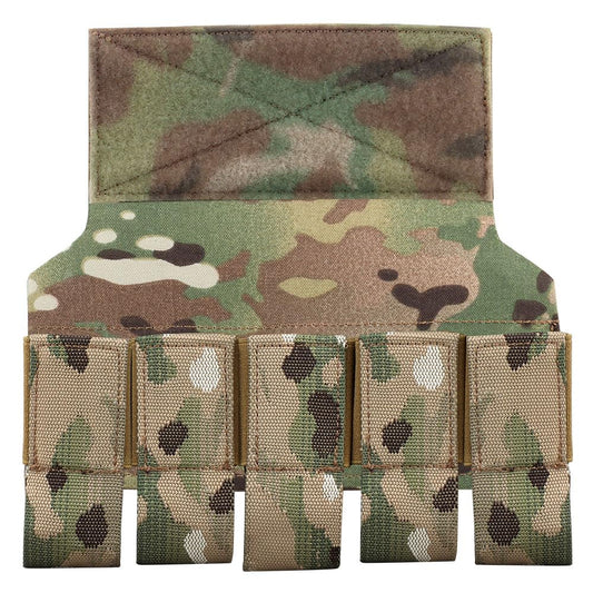WarmHeartting Tactical 5BH 40MM 5 Banger Hanger Pouch 5 Rounds M203 Storage Bag with Hook and Loop Airsoft Accessories