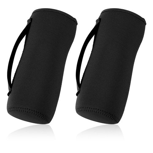 PEUTIER 2pcs Sleeve Compatible with Cirkul Water Bottle, 22oz Sleeve Plastic & Stainless Steel Bottle Neoprene Insulated Water Bottle Cover with Handle for Retaining Temperature