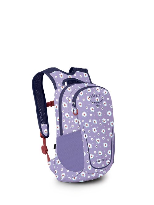 Osprey Daylite Jr. Kids' Commuter Backpack, Daisy Print/Euphoria Purple