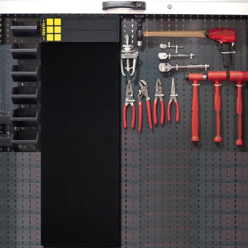 Teksti SL-CK-003 Gun Cleaning Mat - Large 49'x16' Workbench Mat with Magnetic Pad Organizer Tray & Universal Cleaning Kit for Guns