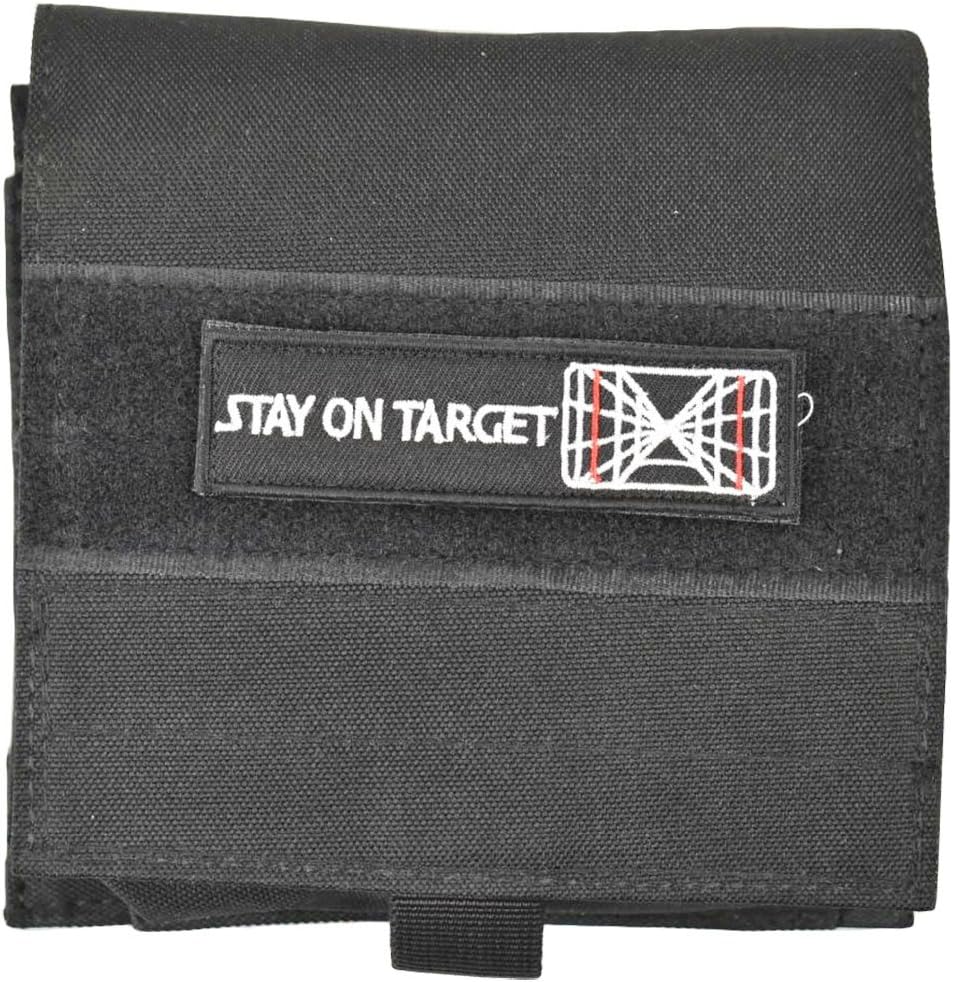 Jadedragon Stay ON Target Embroidered Morale Hook Fastener Patch (Target)