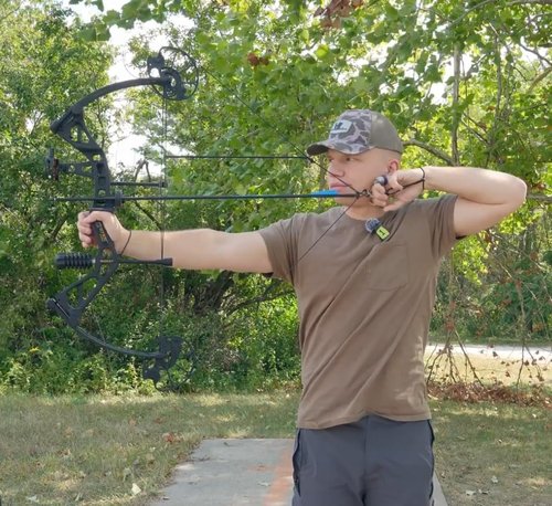 Sanlida 2024 New Dragon X7 Ready to Hunt Compound Bow Package for Adults, Archery Compound Bow and Arrow Set, 0-70 Lbs Draw Weight, No Bow Press Needed, Limited Life-time Warranty (Black)