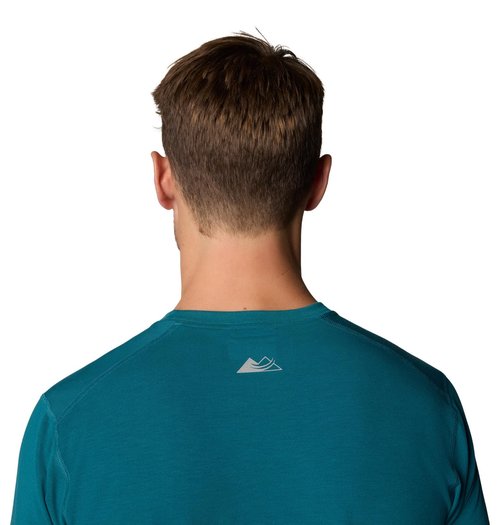 Columbia Men's M Endless Trail Running Tech Tee, River Blue, XX-Large