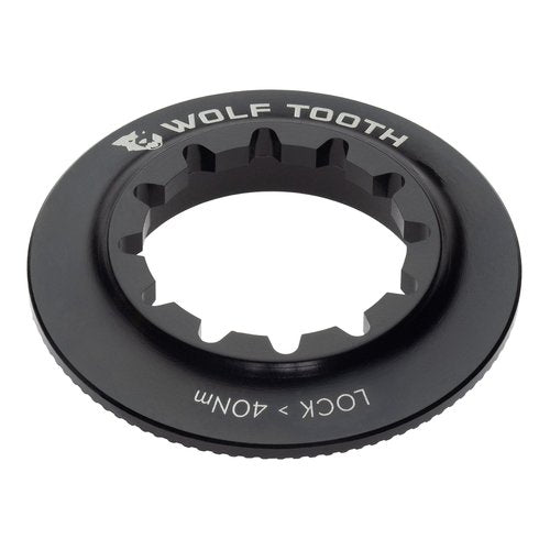 Wolf Tooth Centerlock Rotor Lockring - Internal Spline Raw Silver
