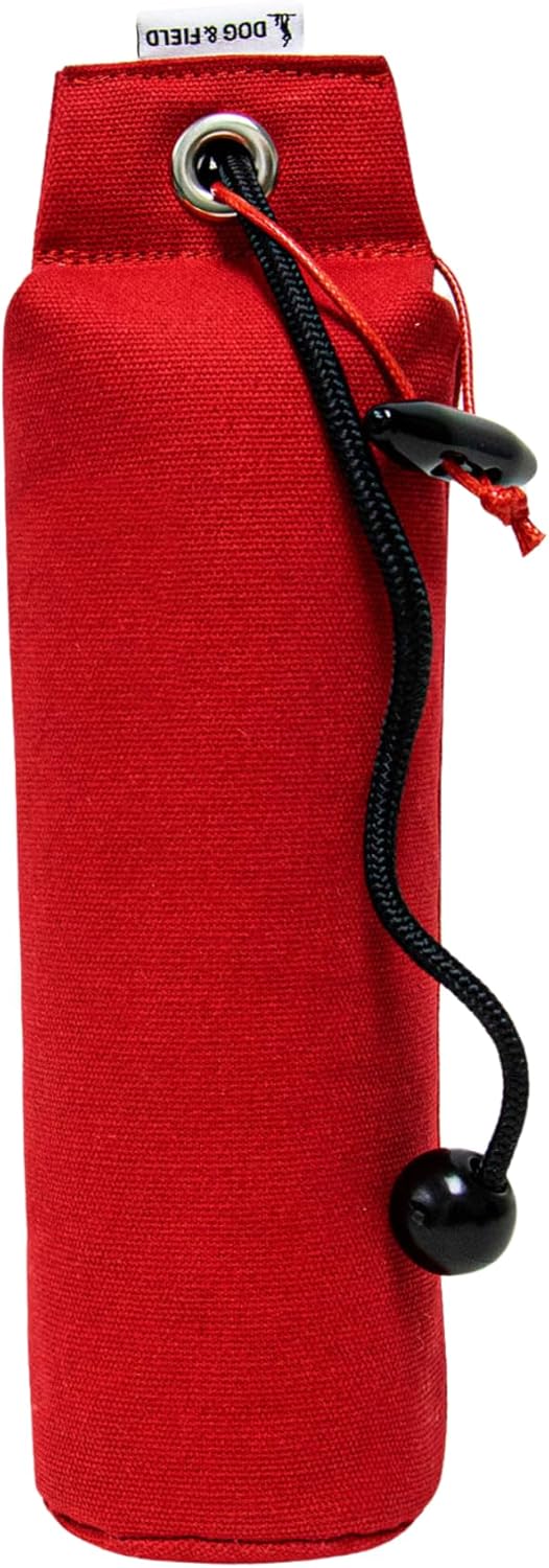Dog & Field 1lb Dog Training Dummy - Canvas Dummy for Hunting Dogs & Puppy Training. Dog Retriever Training Dummy, Dog Training Bumper, Hunting Dog Accessories, Water Float Dummy