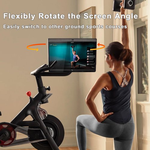 NICEDACK Screen Swivel Mount for Peloton Bike, Pivot for Peloton Bikes, 360° Movement Screen Swivel Compatible with Peloton, Adjuster for Peloton Screen Rotating, Swivel Screen Attachment for Peloton