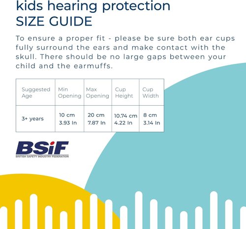Loud Noise Cancelling Kids Earmuffs - Adjustable Toddler Headphones for Ages 2+