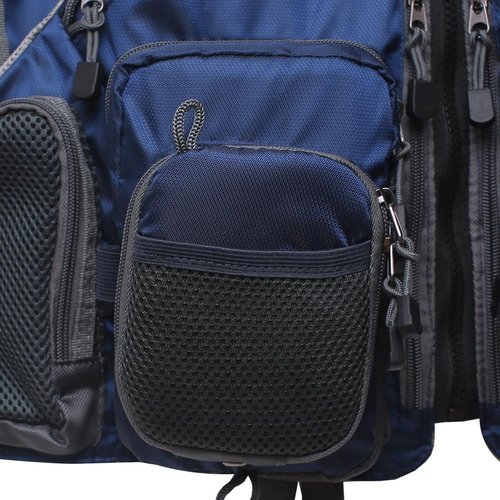 Kylebooker Fly Fishing Vest Pack Adjustable for Men and Women(Blue)