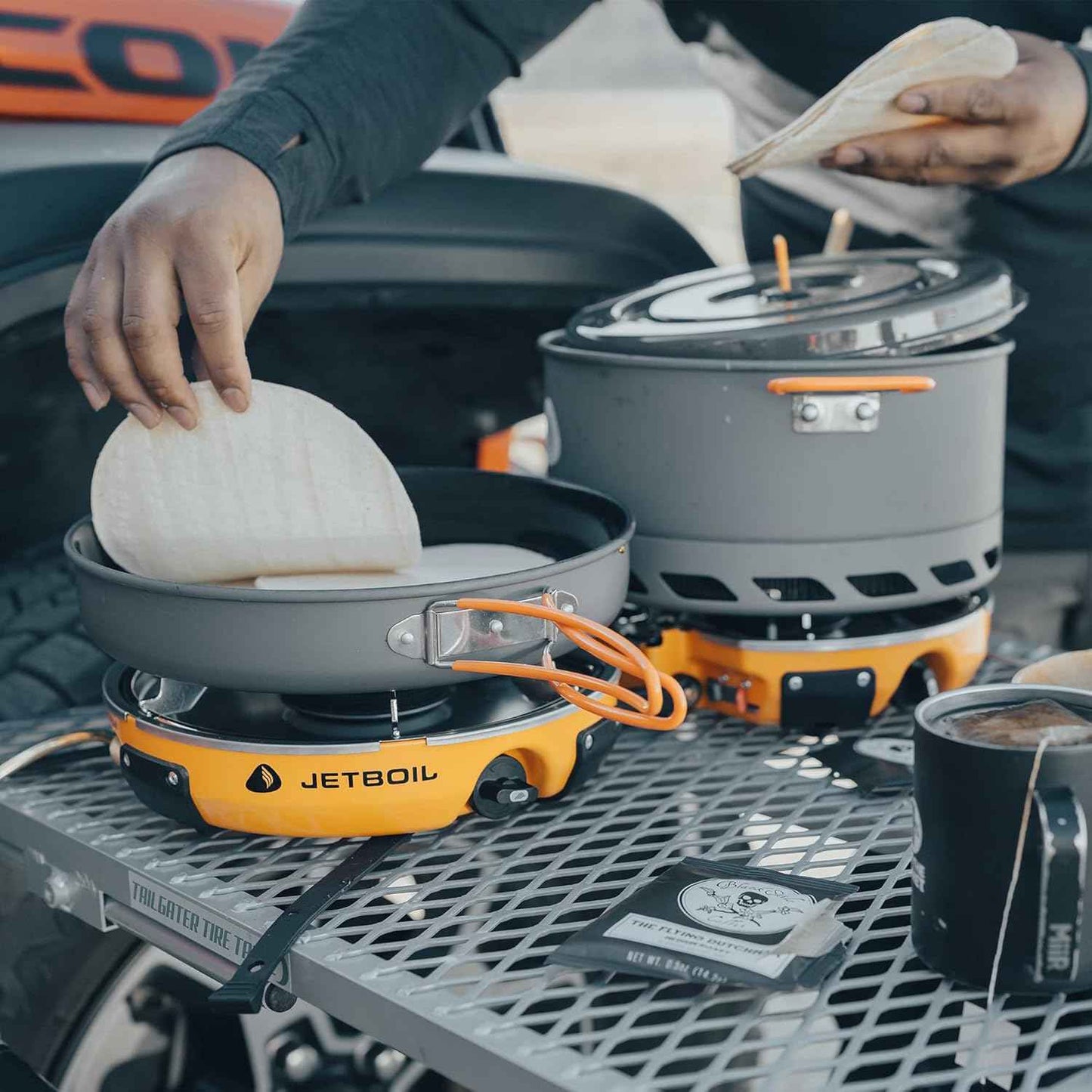 Jetboil Genesis Basecamp Camping Stove & Cookware System for Backpacking