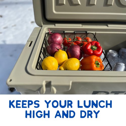 Cooler Basket for RTIC 65 Qt - Compatible with Dividers and Other RTIC Cooler Accessories