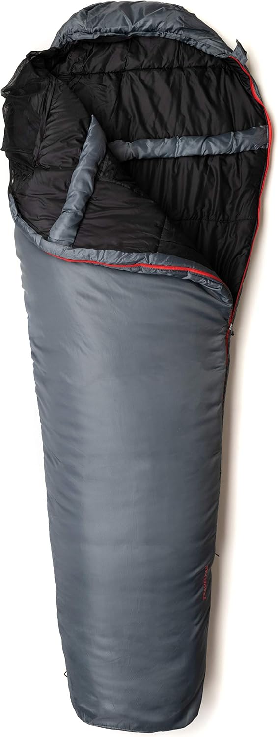 Snugpak Travelpak 4 Sleeping Bag with Mosquito Net, 19 Degree, Left Hand Zip, Pebble Gray