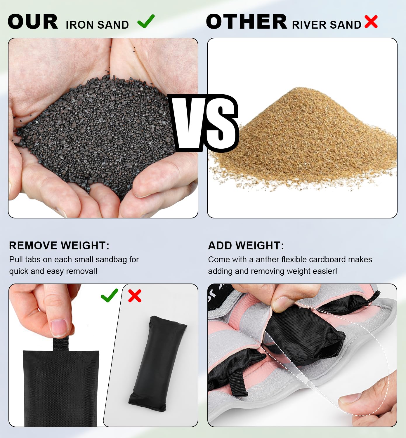 Adjustable Ankle Weights for Women Men 1 Pair 2 4 6 8 10 LBS Leg Weight Hand Arm Wrist Weights with Removable Weight, 1-5 LB Each Ankle Strength Training Weight for Gym Fitness Walking Running, Pink