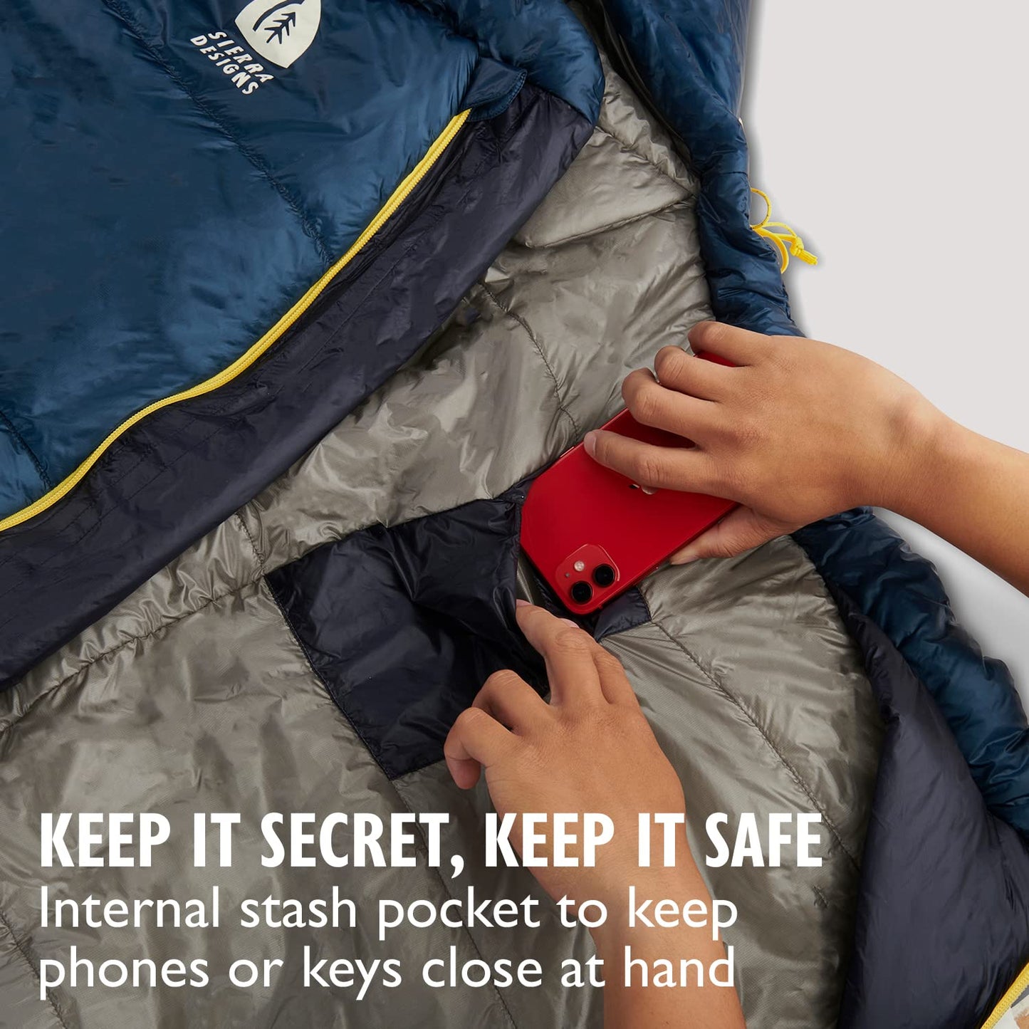 Sierra Designs Elemental 35 Quilt Sleeping Bag, 100% Recycled Synthetic Insulation, Sleeping Pad Clips (2023)
