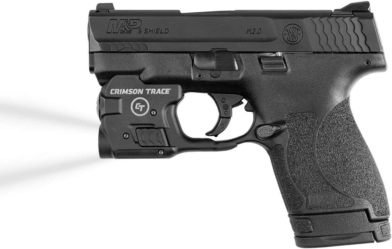 Crimson Trace LTG-770 Lightguard Tactical Weapon Mount Flashlight for Smith & Wesson M&P Shield and M&P Shield 2.0, 110 Lumen LED White Light