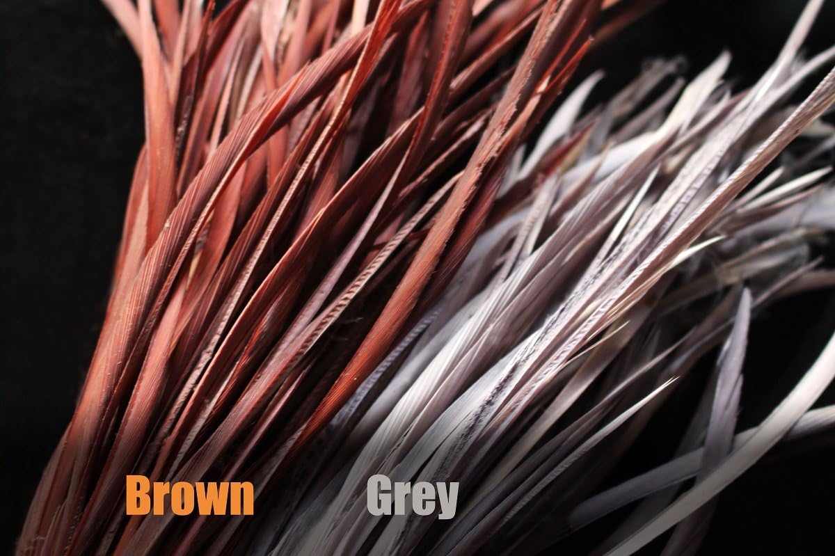 60 pcs/lot 15 Colors Goose Biots Spiky Fibers Feathers Stonefly Nymph Tails Antennae Wings Fly Fishing Tying Materials