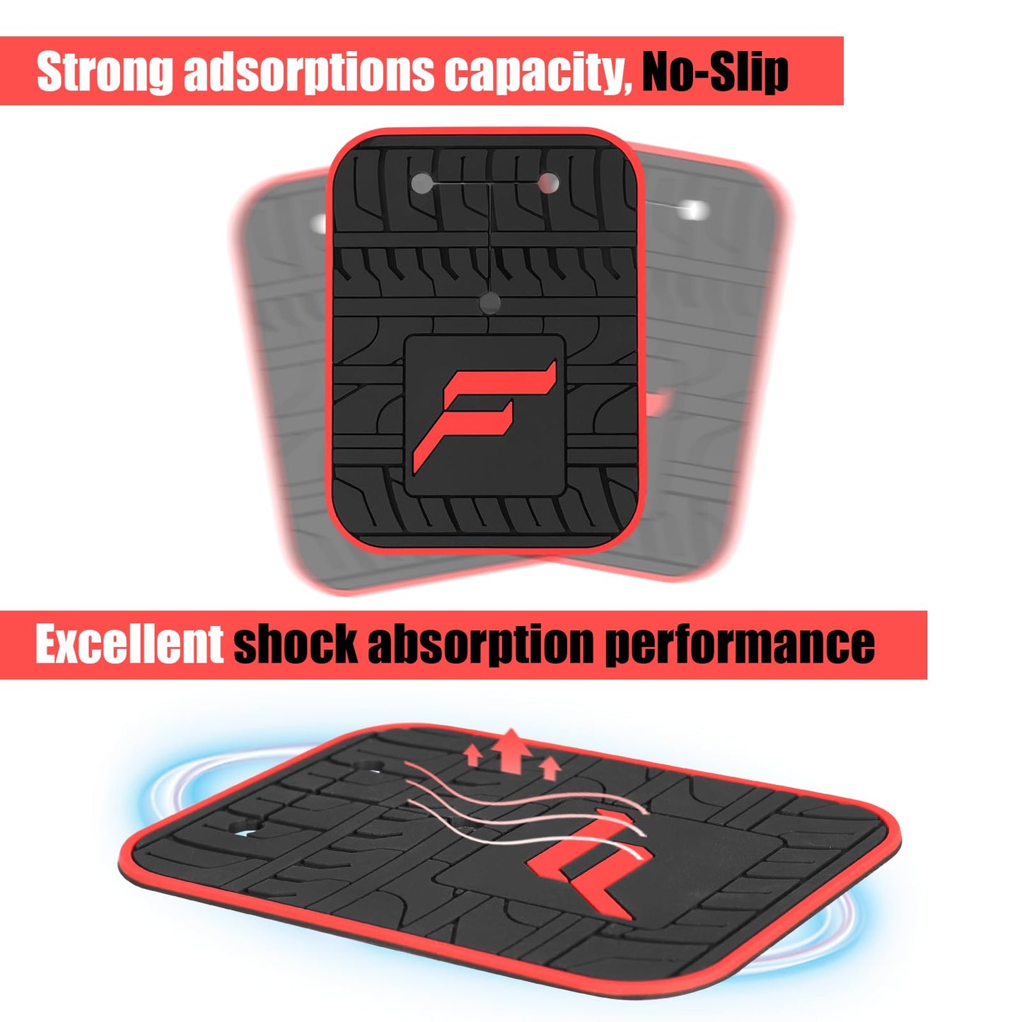 Forwode 10 Pack Car Protector for Truck Bike Rack, Non-Slip Silicone Pads of Anti-Collision, Bike Rack Accessories