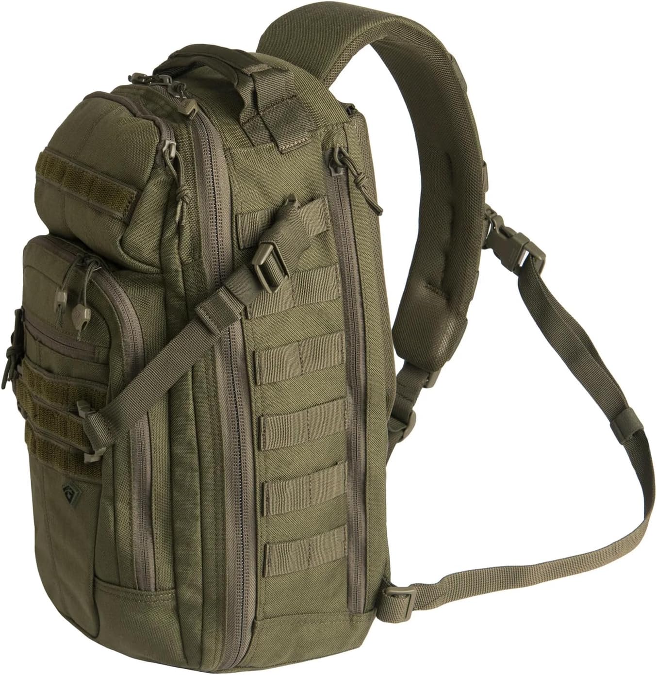 First Tactical Crosshatch Sling Backpack 19L, Shoulder Sling Go Bag for Men and Women