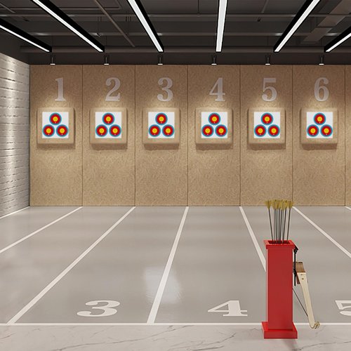 MOLFUJ Archery Targets Paper 3 Spot, New Las Version 30pcs/50pcs, Archery Target Pins Included, Bow and Arrow Targets for Hunting Backyard, Archery Target Practice Accessories