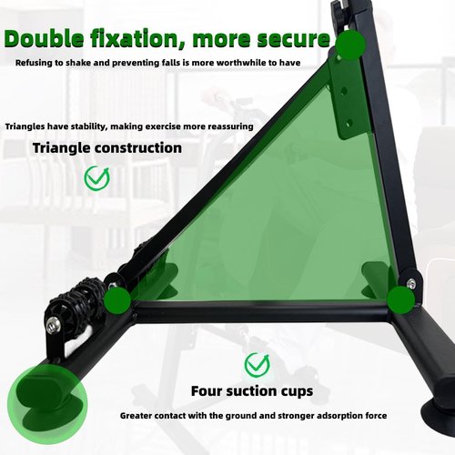 EvepeS Upgraded Pedal Exerciser for Seniors Elderly Exercise Equipment Hand Arm Leg and Knee Peddler Bike Stroke Recovery Equipment, black
