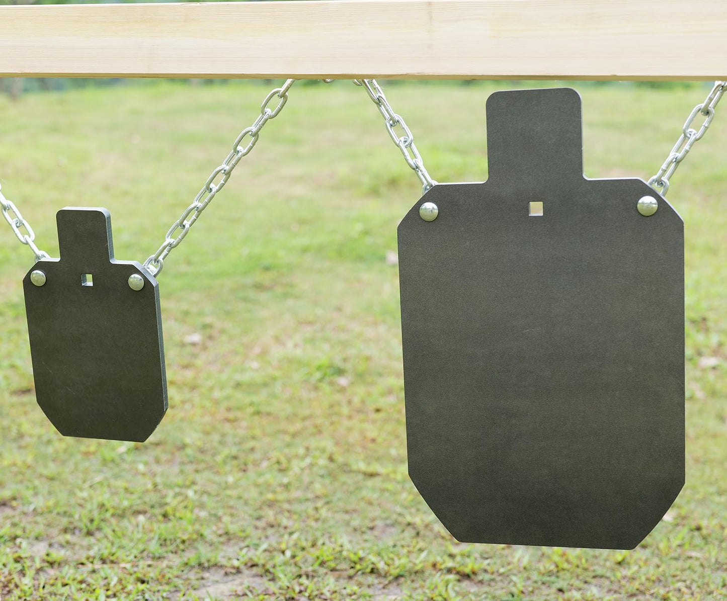 FULLBOW Steel Targets for Shooting, AR500 Metal Gong Target 3/8 inch Thick, High Caliber Torso Silhouette Metal Target for Precision Shooting