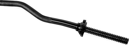 Cap Barbell 47-Inch Standard Threaded Solid Easy Curl Bar