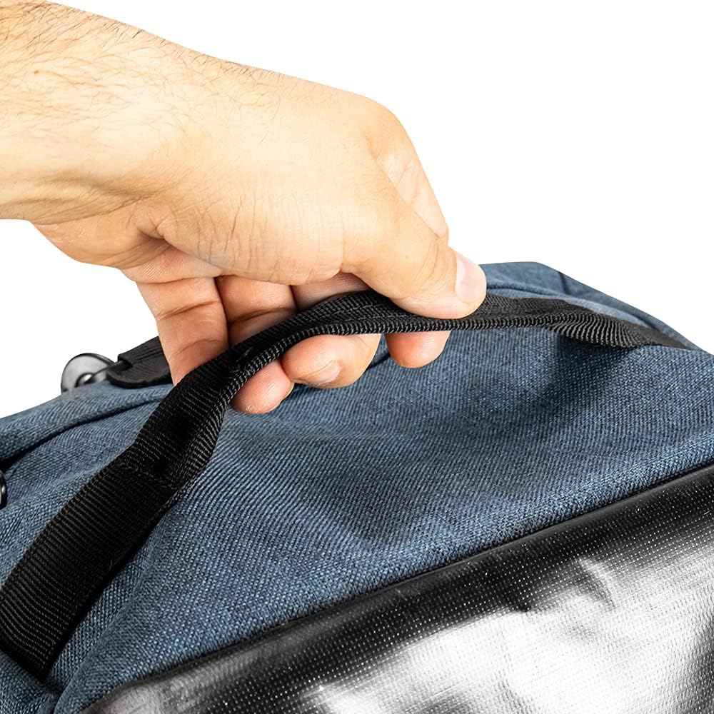 Skunk Hybrid Backpack/Duffle Gray - Smell Proof - Water Resistant US Patent Number D819327