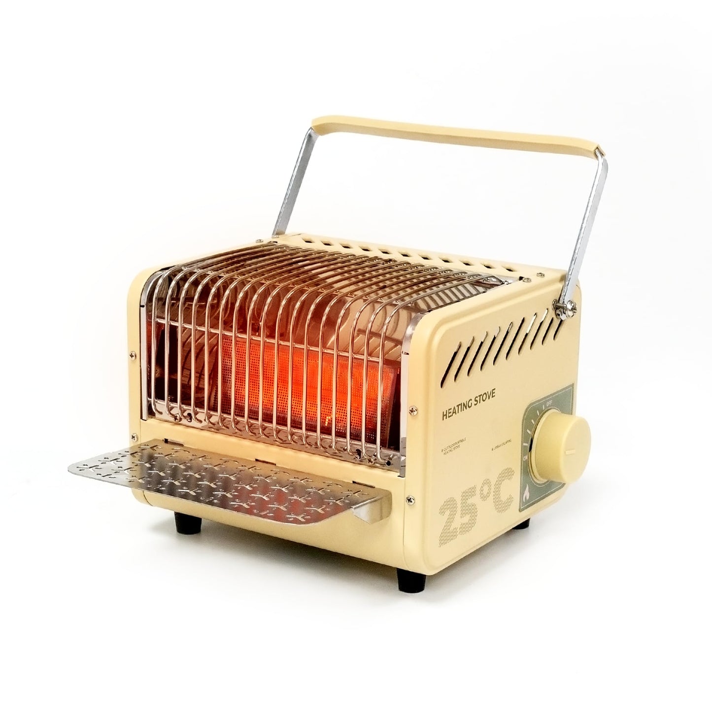 ALOCS 3 in 1 Portable Heater and Stove, 5200BTU Camping tent heater, Outdoor Camping Gas Stove with Shelf for Storage,Adjustable Temperature Camping Heaters for Tent, Fishing, Hiking, Trekking