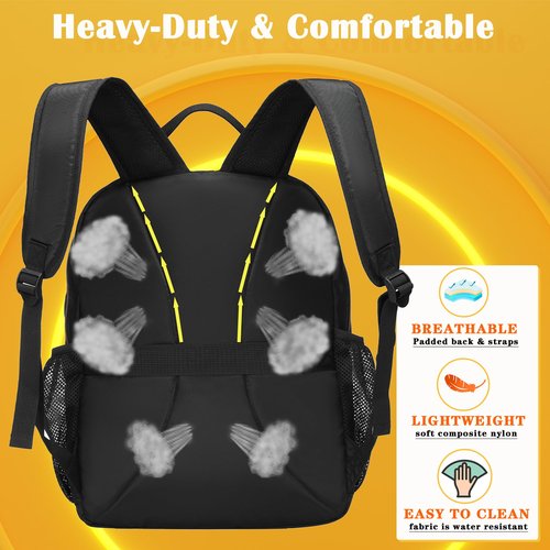KUI WAN Backpack for Men and Women, Classical Bookbag with Multi-pockets Casual Daypack for College Sports Work Travel